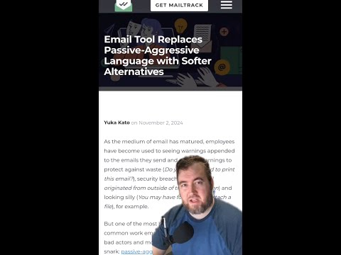 📝 Improve Workplace Communication with the Passive-Aggressive Emails Fixer ✨