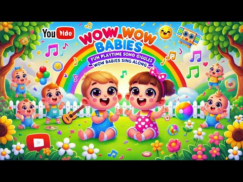 Wow Wow Babies|| Fun Playtime Song with Smiles and Giggles| Wow Babies Sing Along|#kidsmusic