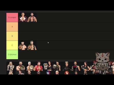 Which Current WWE Champions lose their titles first (8/4/24) Tier List