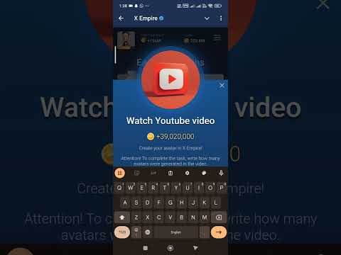 Create your avatar in X Empire #xempireyoutubecode #xempireairdrop #xempiredailycombo #xempiretaskco