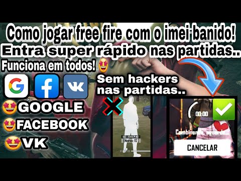 Novo! Volte a jogar free fire com o imei banido, sem clonador e sem apk mod (pegando no google)