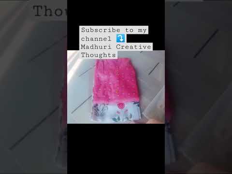 meesho dress unboxing review pink plazzo dress #shorts