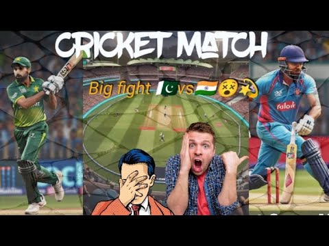 Pakistan vs India t20 match A thrriling cricket match big fight.#pakvsind#cricketmatch #pakistan#ind