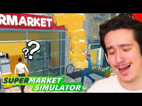 スーパー経営でバイトがヤバすぎた件についてwww【SuperMarket Simulator】