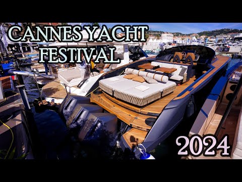 Europes Sexiest Boats on the Water ! Cannes Yacht Festival Walkthrough!