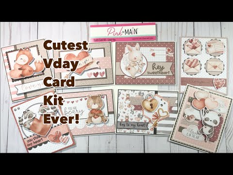 Come Craft W/Me! Pink & Main Card Kit