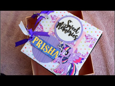 Twilight sparkle theme Birthday album| Birthday scrapbook