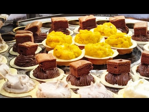 Less than $1 ,Taiwan Wheel Pie With Plenty Of Fillings / 這樣只要20元？3間高CP值車輪餅 - Taiwanese Street Food