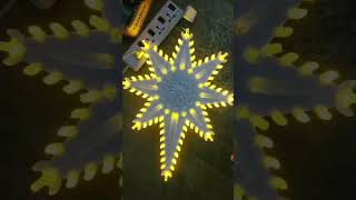 Rgb led star with multi mode #youtubeshorts #light #rgbledlight #xmas #star #trending #2024