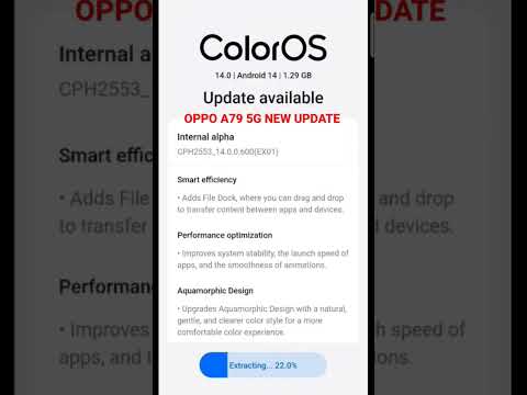 OPPO A79 5G NEW UPDATE AVAILABLE#oppoa795g #android14 #coloros14