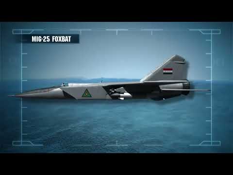 MIG-25 Foxbat • Max Speed: MACH 2.83 - 1,865 MPH • Range: 935 Miles