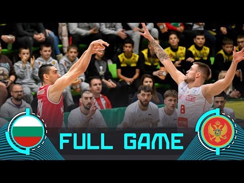 Bulgaria v Montenegro | Full Basketball Game | FIBA EuroBasket 2025 Qualifiers