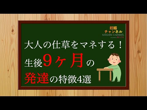 【生後9ヶ月②】コミュニケーションをとる練習を始める✨生後9ヶ月の赤ちゃんの発達の特徴！