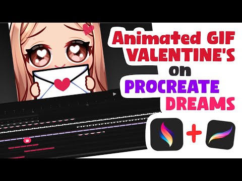 Making an Animated GIF LOVE LETTER on iPad with Procreate Dreams