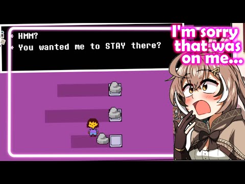 Mumei Reaction to Being TROLLED by The ROCK in UNDERTALE「HoloLive/EngSub」