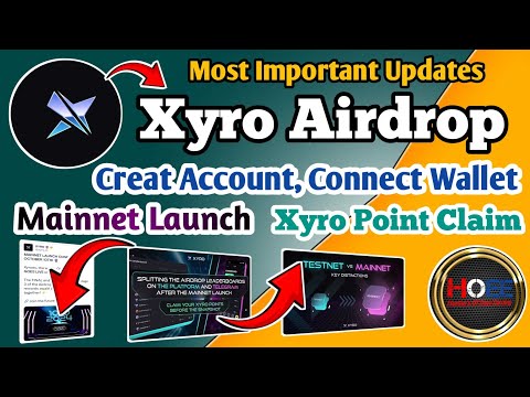 💥 Xyro Mainnet & Claim Update/Xyro Wallet Connect/Xyro Update/Animoca Barand , Chainlink Partnership