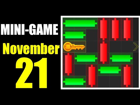 Hamster kombat Mini-Game 21 November (Puzzle Solved) #hamsterkombat #minigame #hamsterkombatminigame