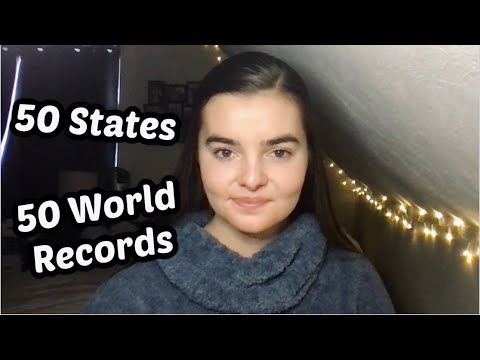 ASMR Whispering the CRAZIEST World Record in Every U.S. State