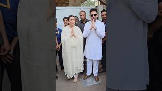 #parineetichopra #raghavchadha visit #siddhivinayak #temple #mumbai #shorts