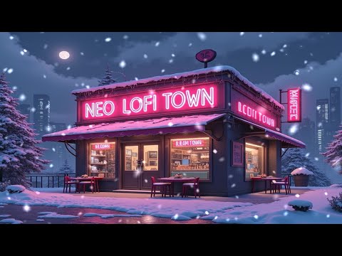 Cozy Snowy Coffee Shop ☕❄️ – Lofi Hip Hop Beats for Studying, Relaxing, and Chilling 🌨️✨🎶