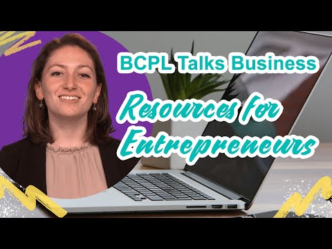 BCPL Talks Business: Resources for Entrepreneurs