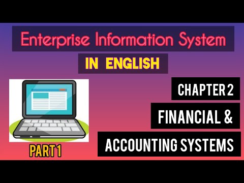 CA Inter EIS in ENGLISH - Chapter 2 - Financial and Accounting Systems - Part 1/2