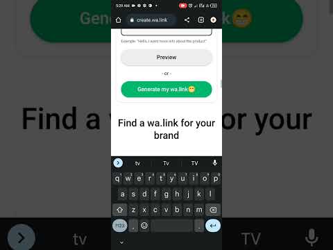 How to create a WhatsApp link on wa.link for free