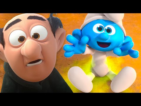 Stinky Baby 😷 • The Smurfs 3D • Cartoons for Kids