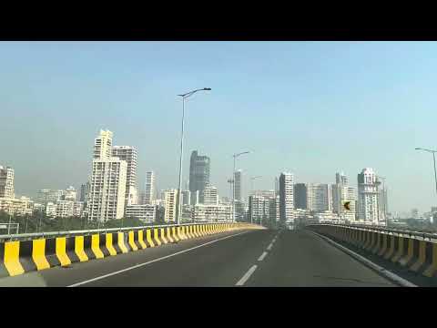 COASTAL ROAD IN SOUTH MUMBAI BY ENTERING FROM MARINE DRIVE TO BREACH CANDY | CONNECT TO SEALINK