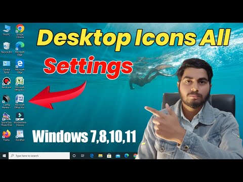 Desktop Icon Settings : Windows 7,8,10,11 | Desktop Icon size change