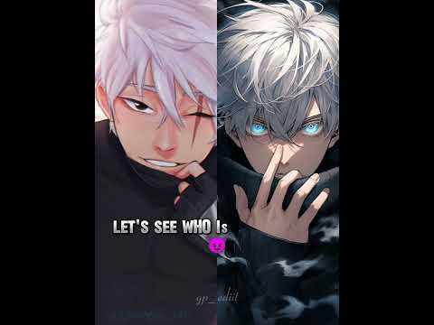 who is most handsome 😈 #gojo #kakashi