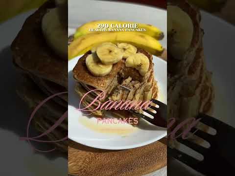 Healthy Banana Pancakes #cake #creamcheesefrosting #baking #easyrecipe #bananas