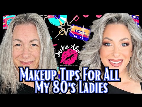 Fun Makeup Tips For The 80's Ladies!! | Makeup Tutorial 50+