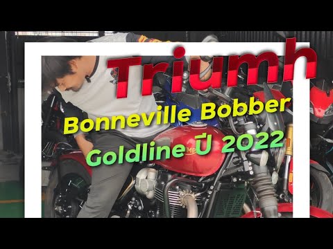 พาชมรถพรีเมี่ยม Triumph Bonneville Bobber Goldline ปี 2021 จด 2022 ( ThunvaOfficial รีวิว EP.401 )