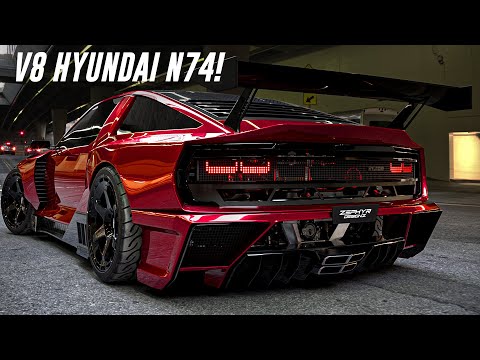 Hyundai VISION N74 V8 Twin Turbo Widebody!