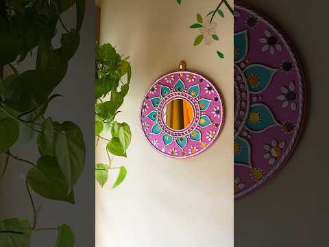 DIY Lippan Art #lippanart #lippanwork #lippanarttutorial #diyhomedecor #diywalldecor