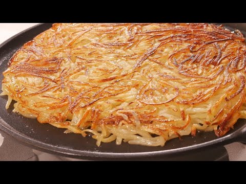 Only 1 Potato & Flour | Simple Healthy Breakfast | Crispy Shredded Hash Browns