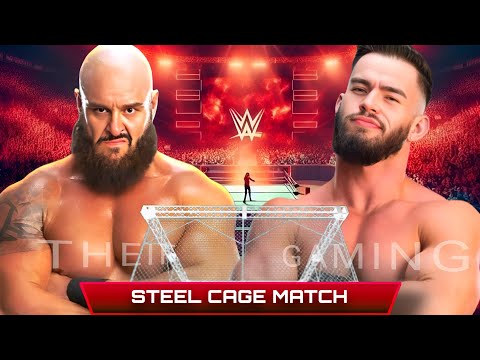 WWE 2K24 • STEEL CAGE MATCH - Braun Strowman VS Austin Theory | WWE