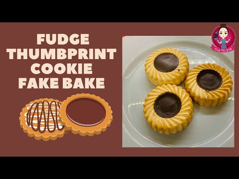 Let’s Fake Bake Fudge Shortbread Cookies! #fakebake #cookies #peepthisyall