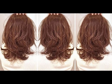 DIY Medium Length Layered Haircut Tutorial at Home Using Only 2 Ponytails