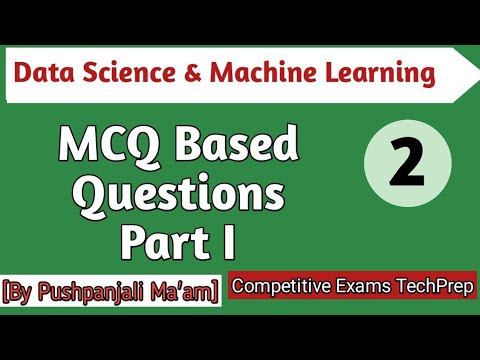 Data Science & Machine Learning MCQ Based Questions || Part I in Hindi