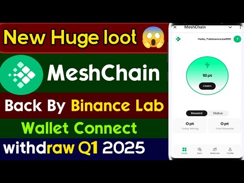 MeshChain Airdrop | MeshChain | MeshChain wallet Connect | MeshChain listing date