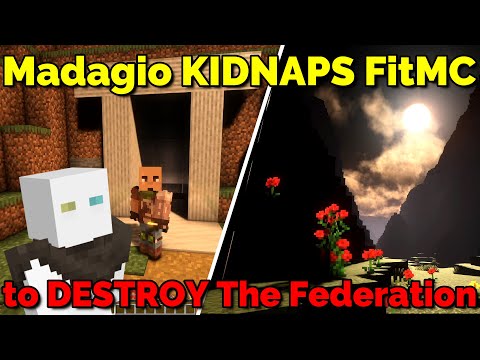 Madagio Kidnaps FitMc in his WORLD on QSMP Minecraft