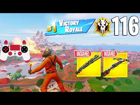 116 Elimination Solo Vs Squads Gameplay Wins (Fortnite Chapter 5 PS4 Controller)