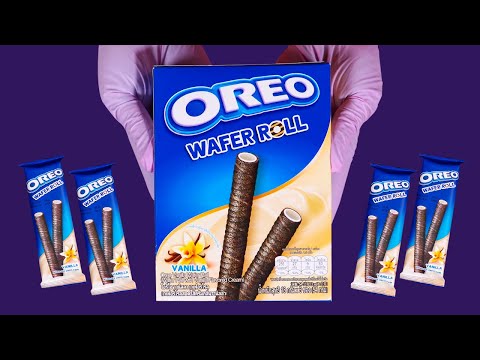 ASMR -Oreo Vanilla Roll  to SandWich