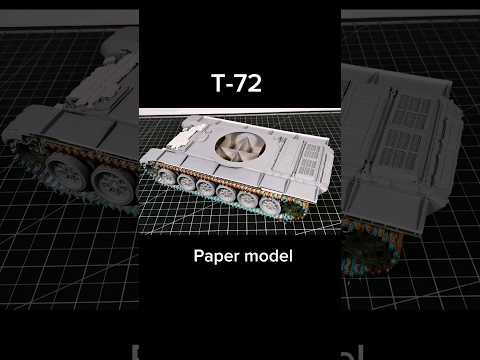 T72 paper model