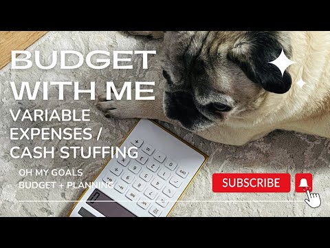 Cash Envelope Stuffing - Variable Expenses | Cash Counting | Budget With Me | Dave Ramsey Inspired