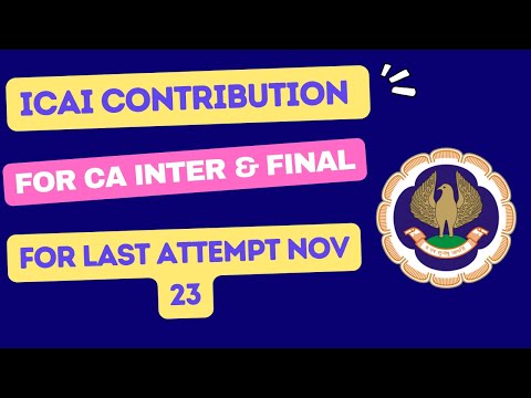 |ICAI Doing Great Work For CA Inter & Final Students In Last Attempt Nov 2023 Examination|