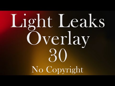 Cinematic Light Leak Overlays | Light Leaks | Full HD | 1920 X 1080 | Stock Video  | LL30