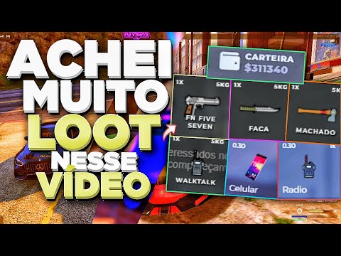 fiquei RICO ROUBANDO O LOOT DOS PLAYERS no GTA RP